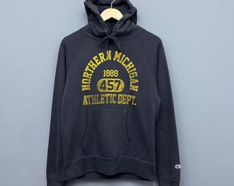 Vintage Northern Michigan University Hoodie Size M - Streetwear
