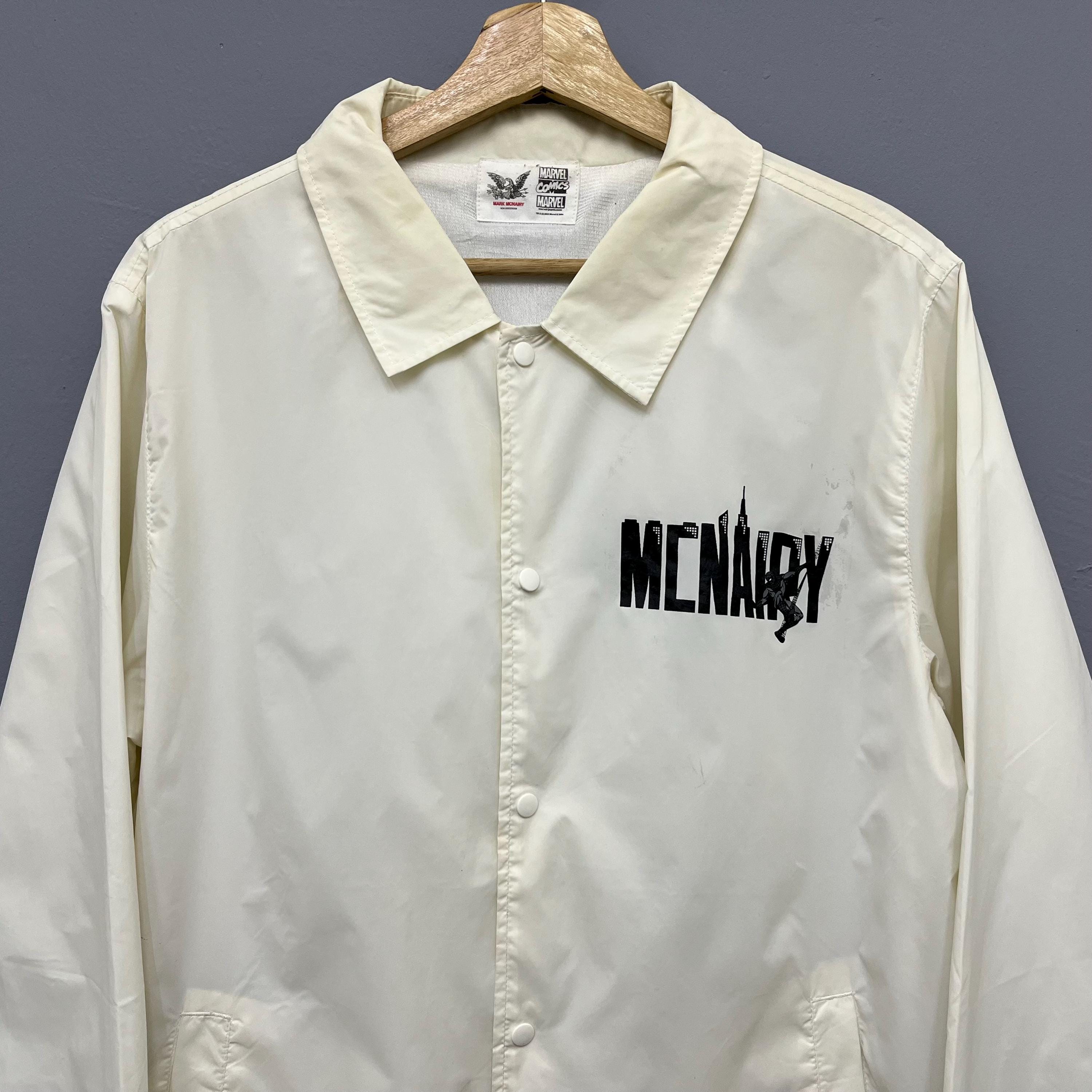 Mark Mcnairy New Amsterdam X Marvel Comics Snap Coach Jacket Size