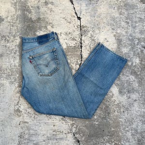 Levis 501 Jeans Vintage 90s Levi’s 501 Denim Jeans Made in Usa Size 34x28