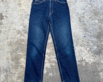 Size 27x30 Vintage Lee Riders Blue Jeans Lee Rider Regular Fit