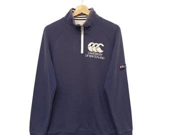 CANTERBURY New Zealand Rugby Half Zipper Sweater Xlarge Canterbury