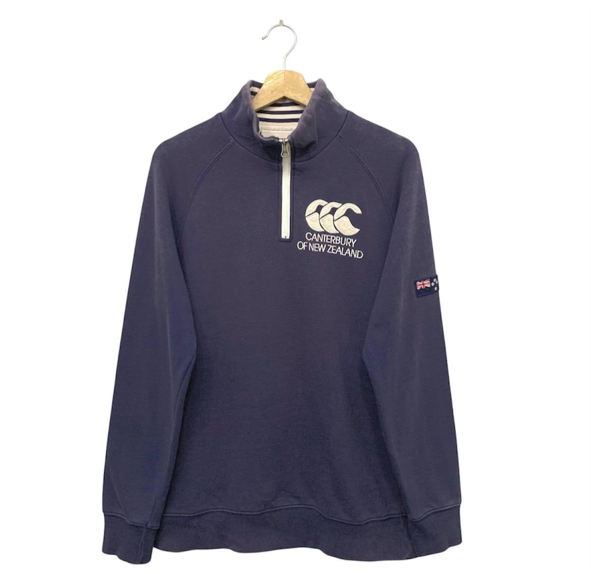 Canterbury of New Zealand Rugby Half Zip Sweatshirt Size Small