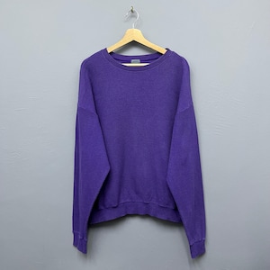 Vintage Kenzo Paris Homme Purple Crewneck Boxy Sweatshirt Size Large Made in Japan