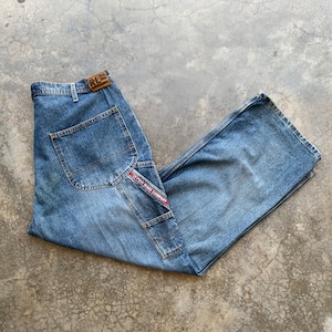 Polo Jeans Co Denim Jeans Size 38x31 Vintage Polo Jeans Ralph Lauren Carpenter Baggy Denim Jeans Size 38