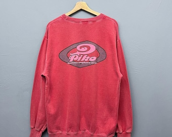Vintage Y2K Piko Hawaiian Longboard Wear Surfing Crewneck Sweatshirt Size L