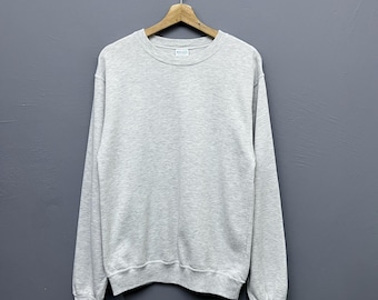 Vintage Y2K Jerzees Blank Crewneck Sweatshirt Size S