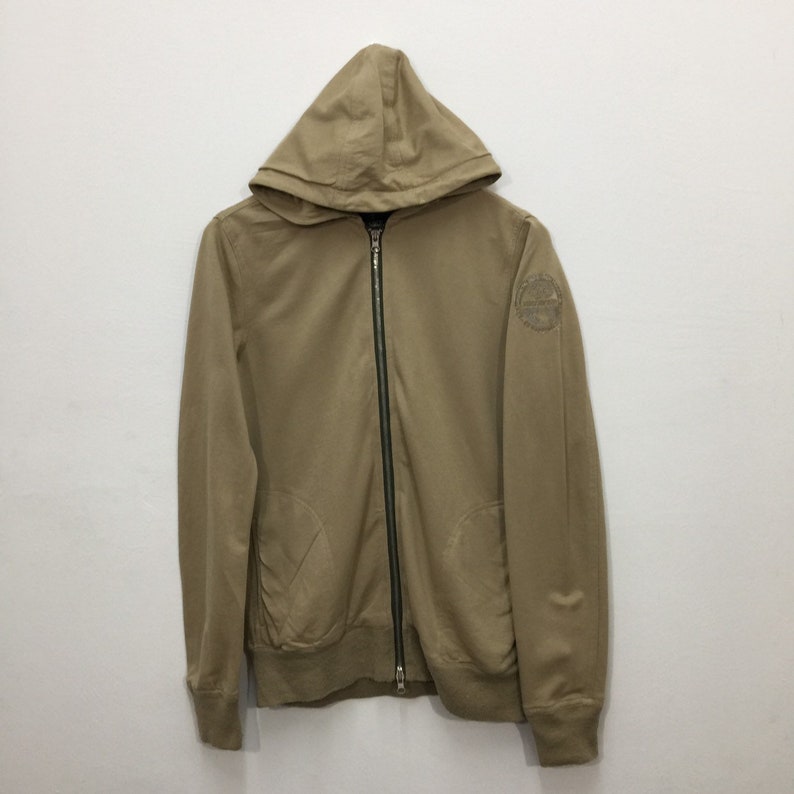 Napapijri Hoodie Womens Size M Napapijri Full Zip Brown Hooded Sweater