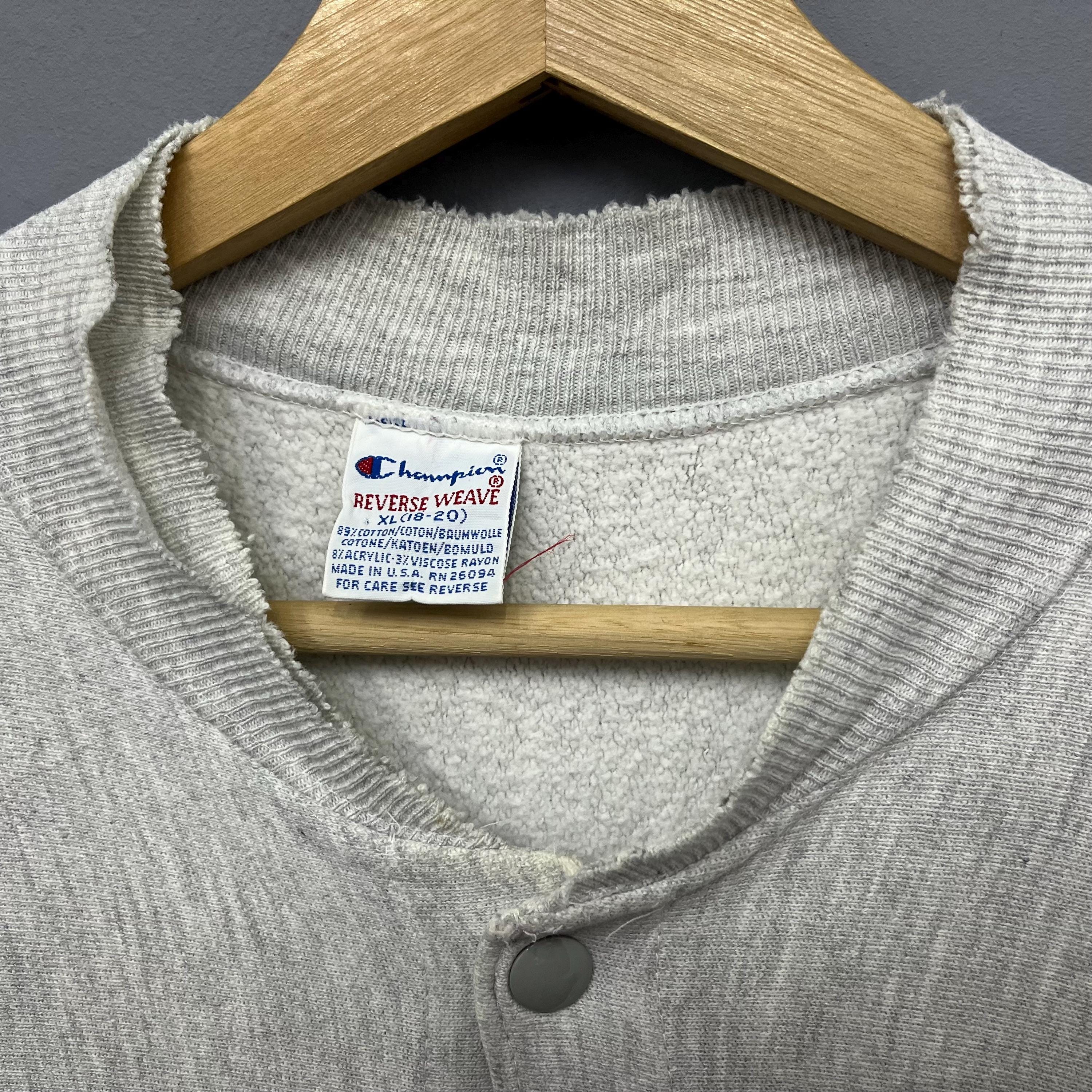 トップス 90s reverse weave snap cardigan Vintage 1990's Champion Reverse Weave Snap Cardigan