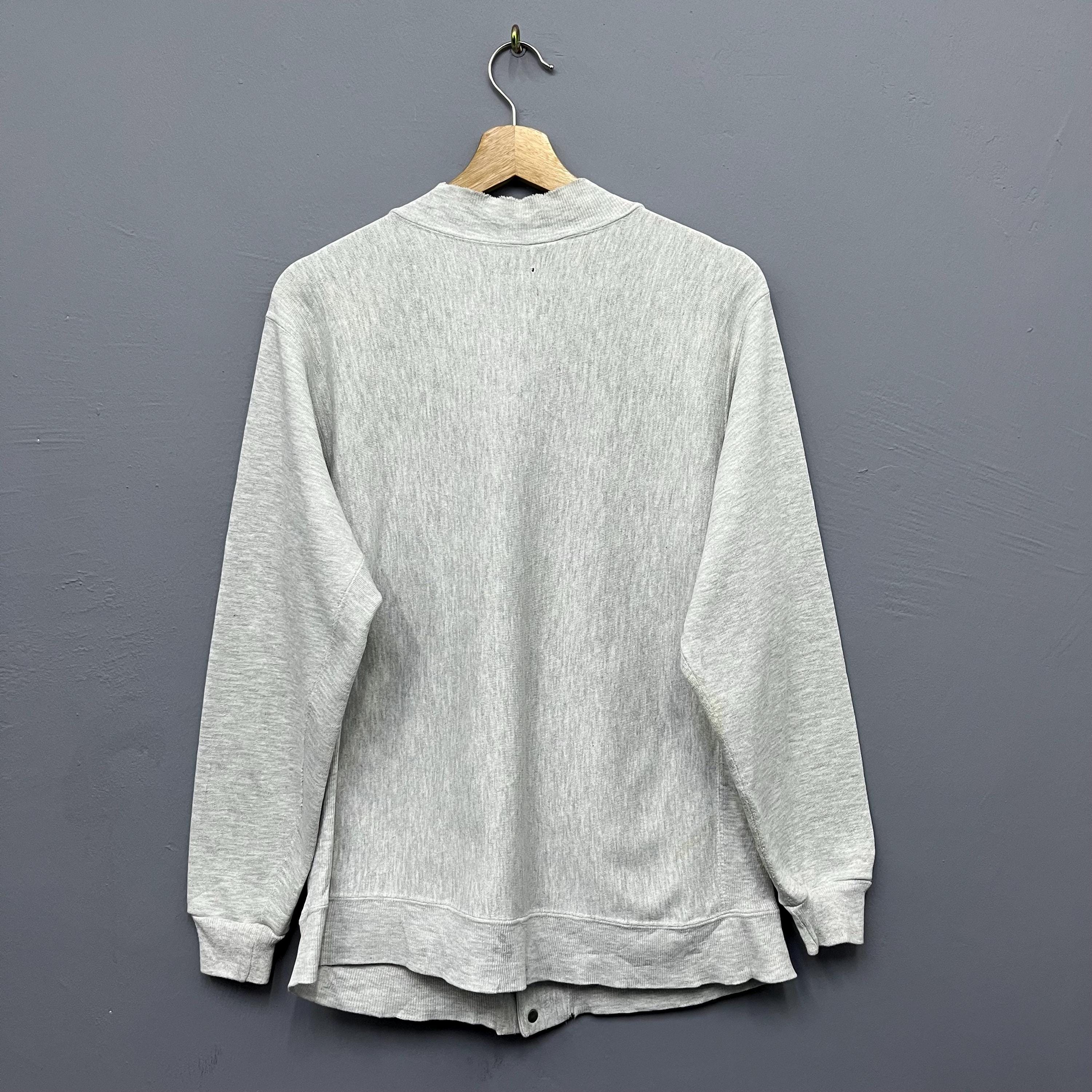 Vintage 90s Champion Reverse Weave Snap Cardigan Size XL
