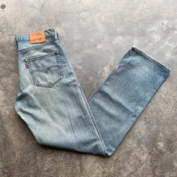 Levis 512 Jeans Vintage Levis 512 Used Look Denim Jeans Size 34x34