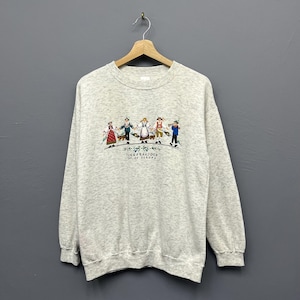 Vintage Alma Mater Joy Of Europe Crewneck Sweatshirt Size Medium Alma Mater Sweatshirt