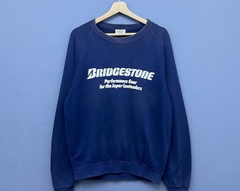 Vintage 90s Bridgestone Crewneck Sweatshirt Size L