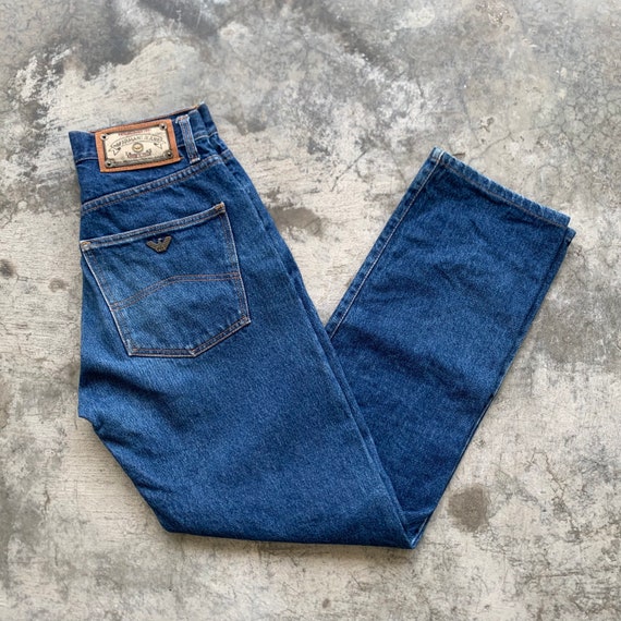 Vintage 90s Giorgio Armani Jeans Made in Italy High Waisted - Etsy Israel