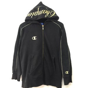 Vintage Champion Full Zip Hoodie Size Small