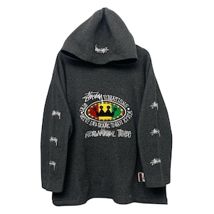 Vintage Stussy Tribe Fleece Pullover Hoodie Size Large - Etsy