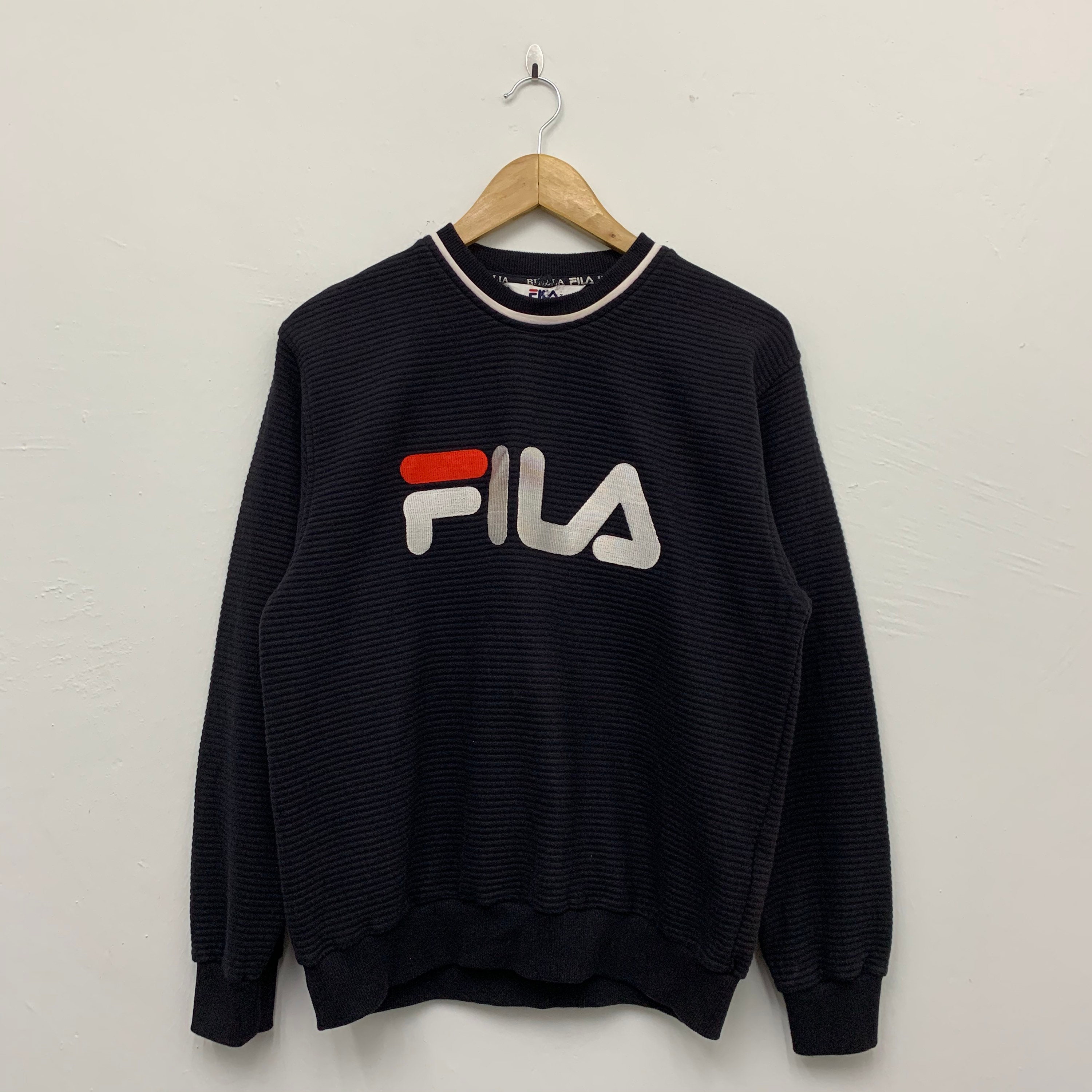 Vintage Fila Big Logo Sweatshirt Size M - Etsy