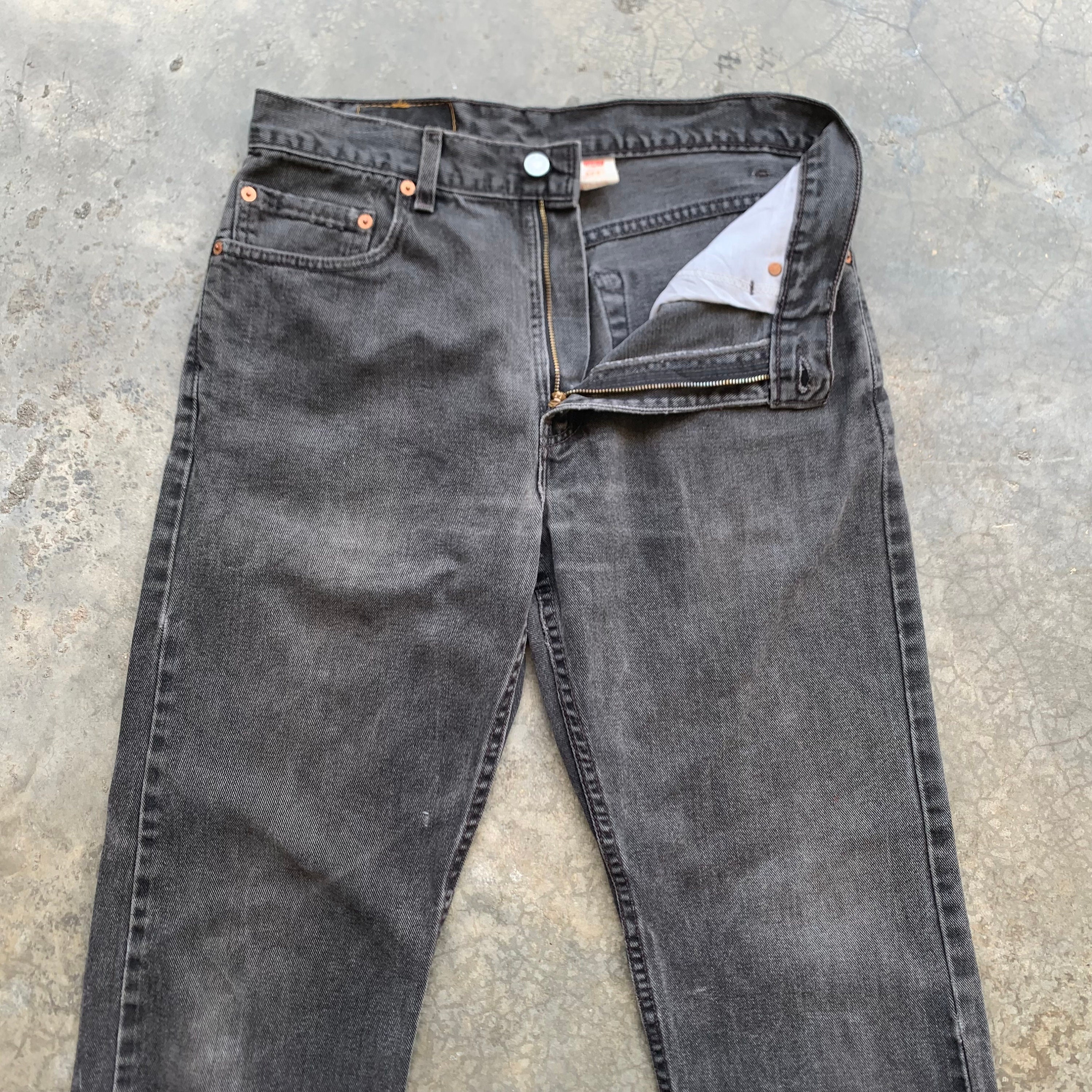 00s Levi's USA製 505 vintage black denim 630AF5B0-9B91-4720-A046-
