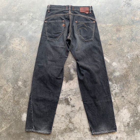 Vintage Edwin E Function Black Denim Jeans Size 3… - image 3