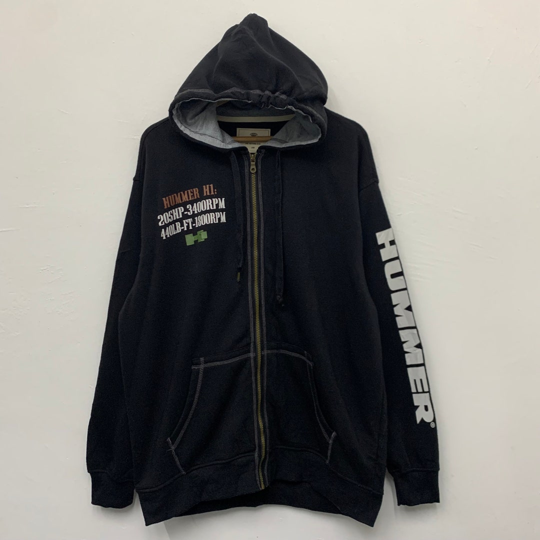 Hummer H1 Full Zip Hoodie Size XL - Etsy