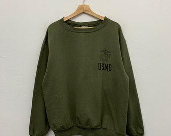 USMC Sweatshirt Vintage United State Marine Corps Usmc Crewneck Sweatshirt Größe Medium