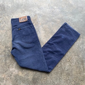 Vintage 70s Lee Riders Talon 42 Zipper Corduroy Jeans Size 30x31