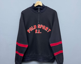 Vintage Polo Sport Ralph Lauren Embroidered USA Big Spellout Polo