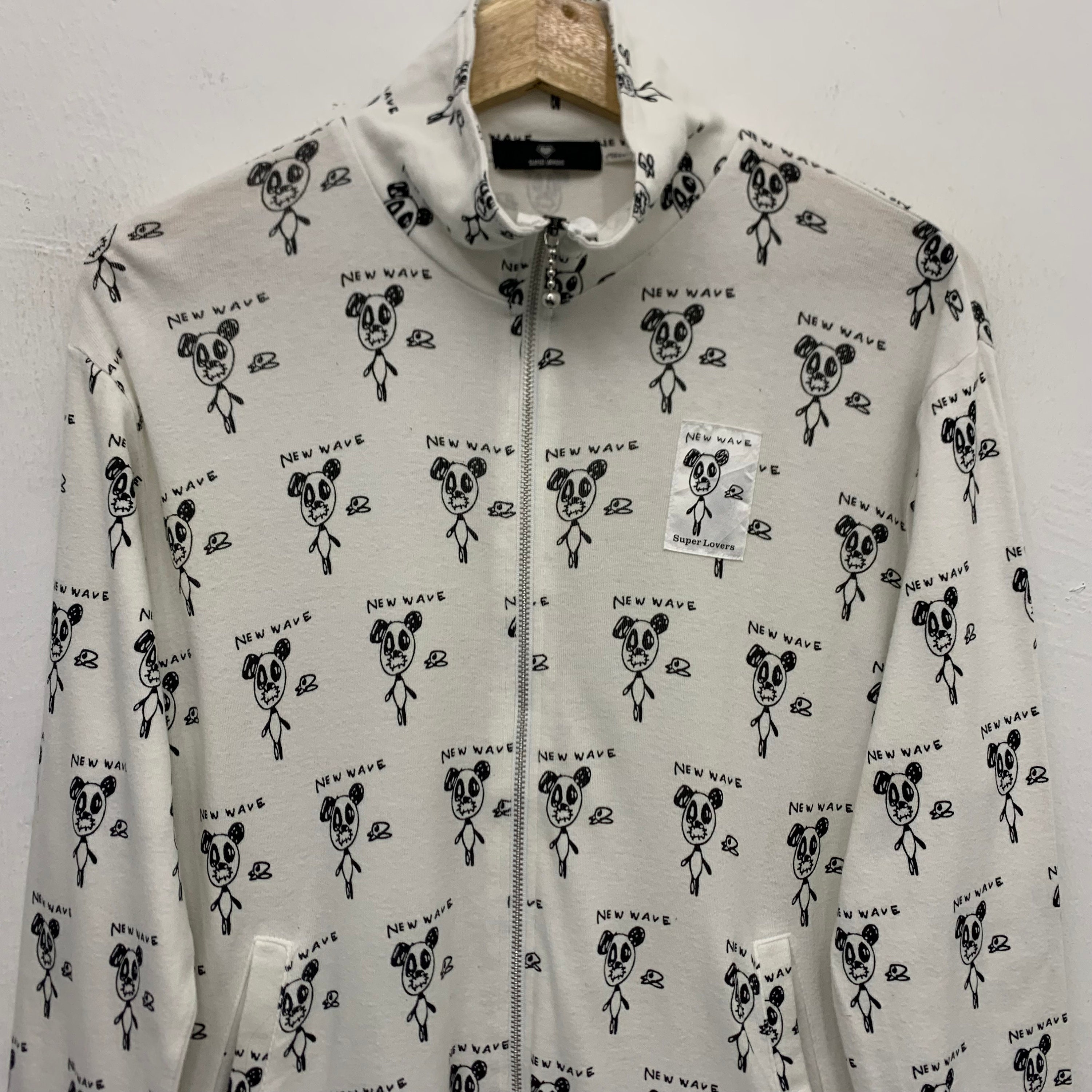 Women Vintage SUPER LOVERS Lovers Rock Tracktop Zipper