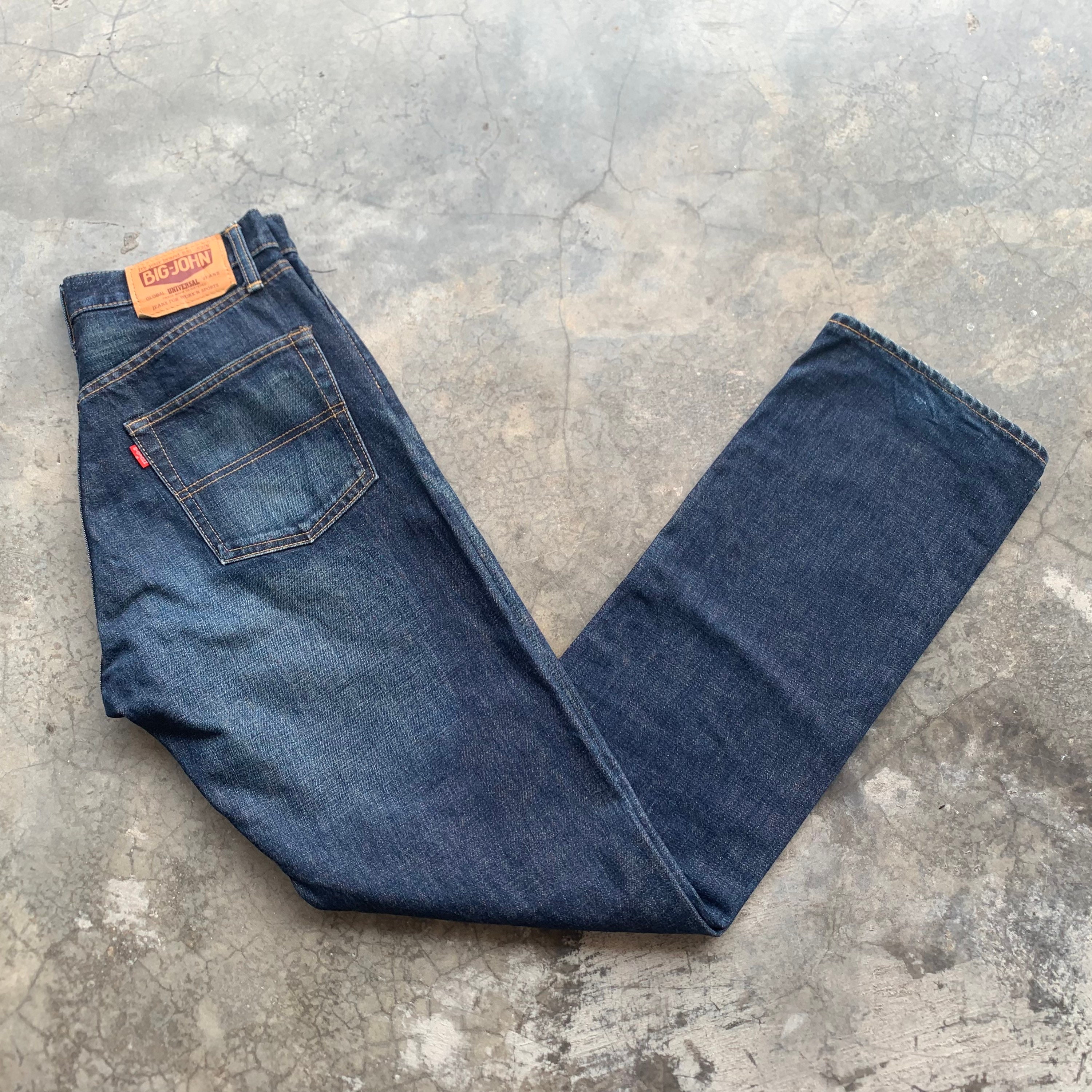 ★Big John Jeans ★Vintage ★CollectionBox Buy Vintage Big John Denim Jeans Japan Regular Fit Size 29x33