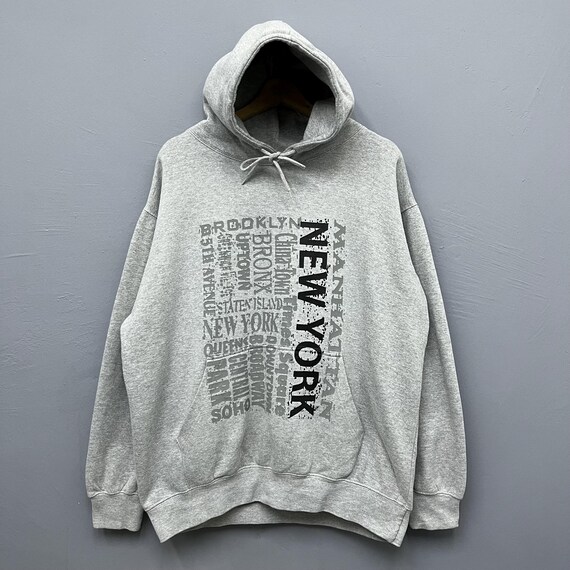 New York City Pullover Hoodie Sweatshirt Size XL NY Baggy Hoodie
