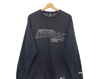Vintage Airwalk Skateboards Crewneck Sweatshirt Size Medium
