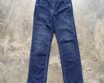 Vintage 70s Lee Riders Corduroy Jeans Size 30x31 - Talon 42 Zipper Made in Usa