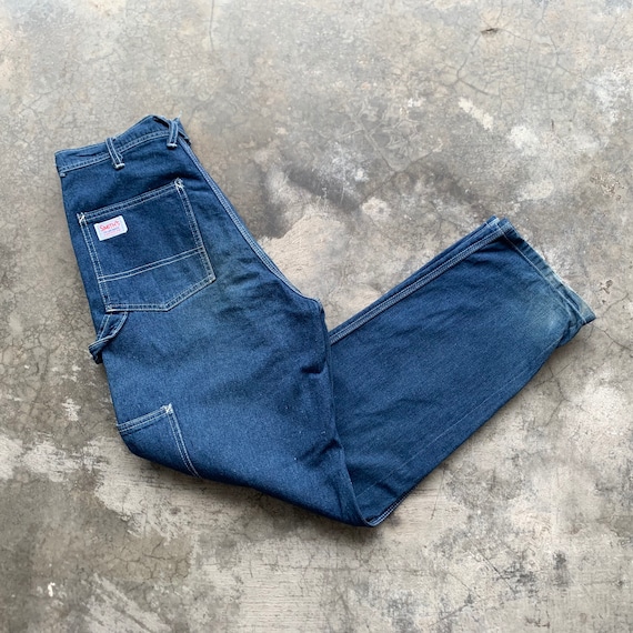 Vintage 70s Smiths Tailor Made Carpenter Work Pants Size 30 Etsy