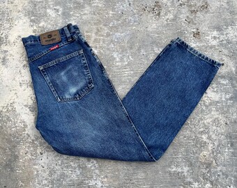 Vintage Wrangler Regular Fit Denim Jeans Size 33x30 - Western Stonewash Jeans