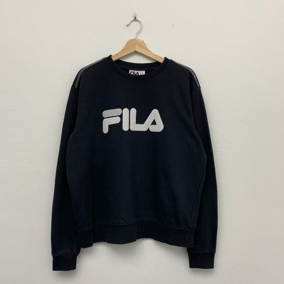 Vintage Fila Embroidered Crewneck Sweatshirt Size Medium | Etsy