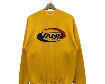 Bluza z okrągłym dekoltem Vintage Vans USA Skateboards, rozmiar M