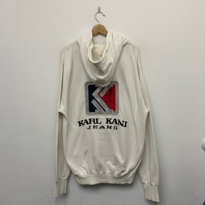 Karl Kani Hoodie Vintage Karl Kani Big Logo Hip Hop Full Zip