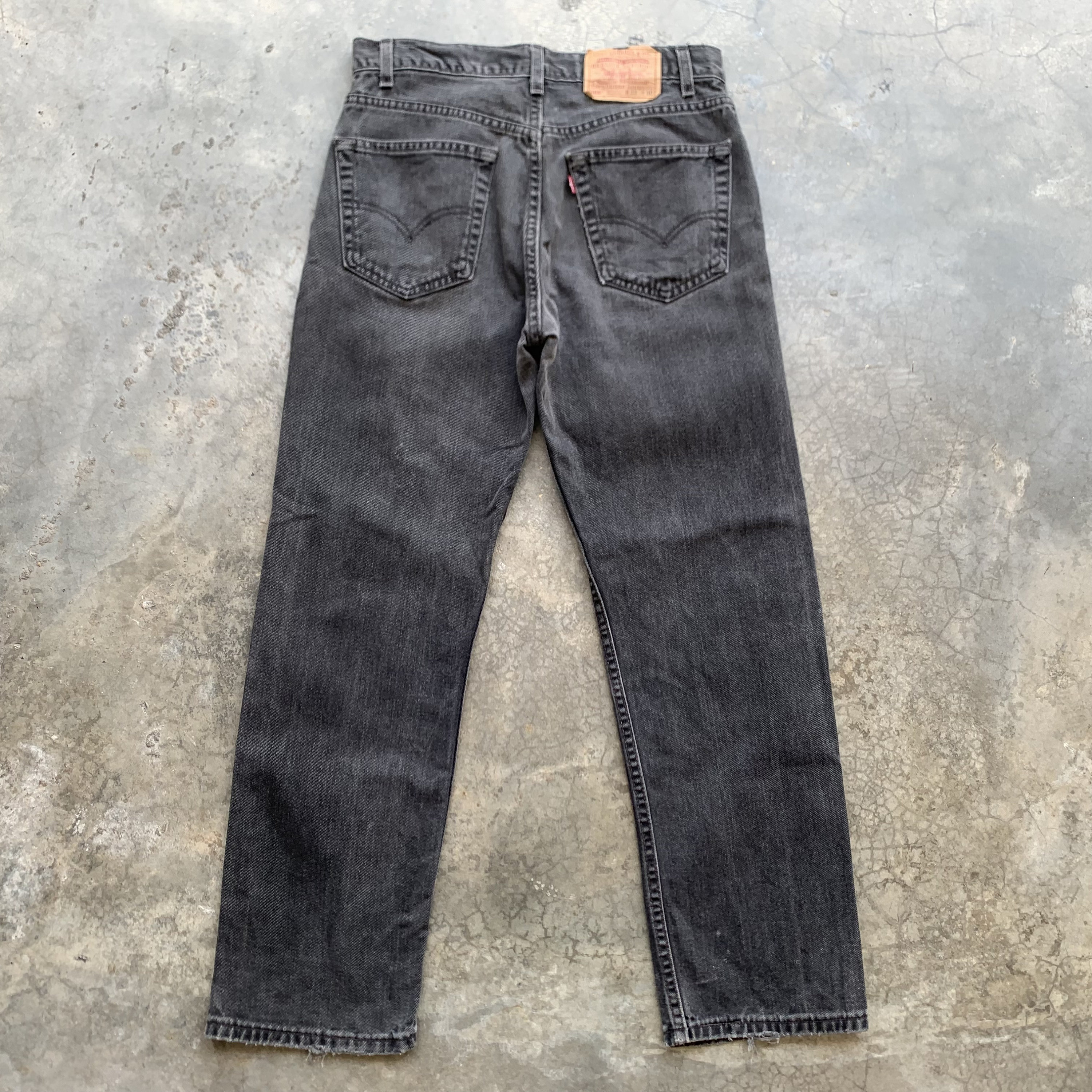 Vintage 2000s Levis 505 Black Denim Jeans Made in Usa Size
