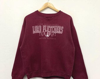 Vintage Lord Fletchers Lake Minnetonka Crewneck Sweatshirt Size Medium