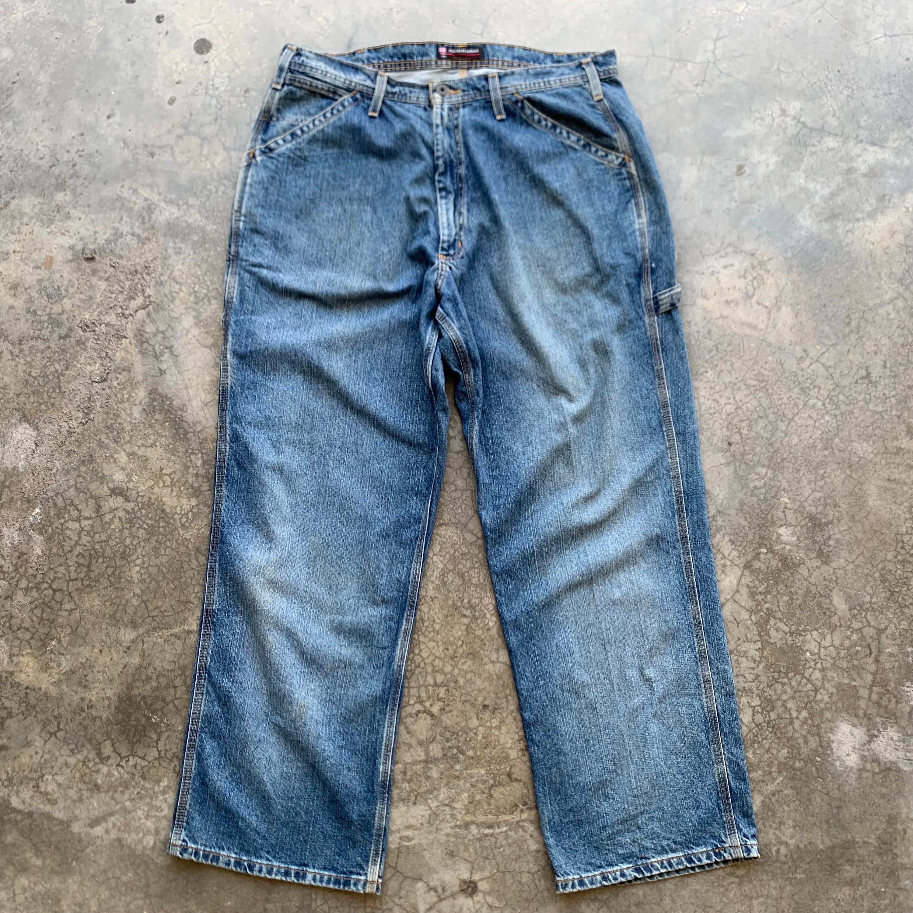 Vintage Polo Jeans Co Carpenter Jeans Baggy Size 38x31 - Etsy
