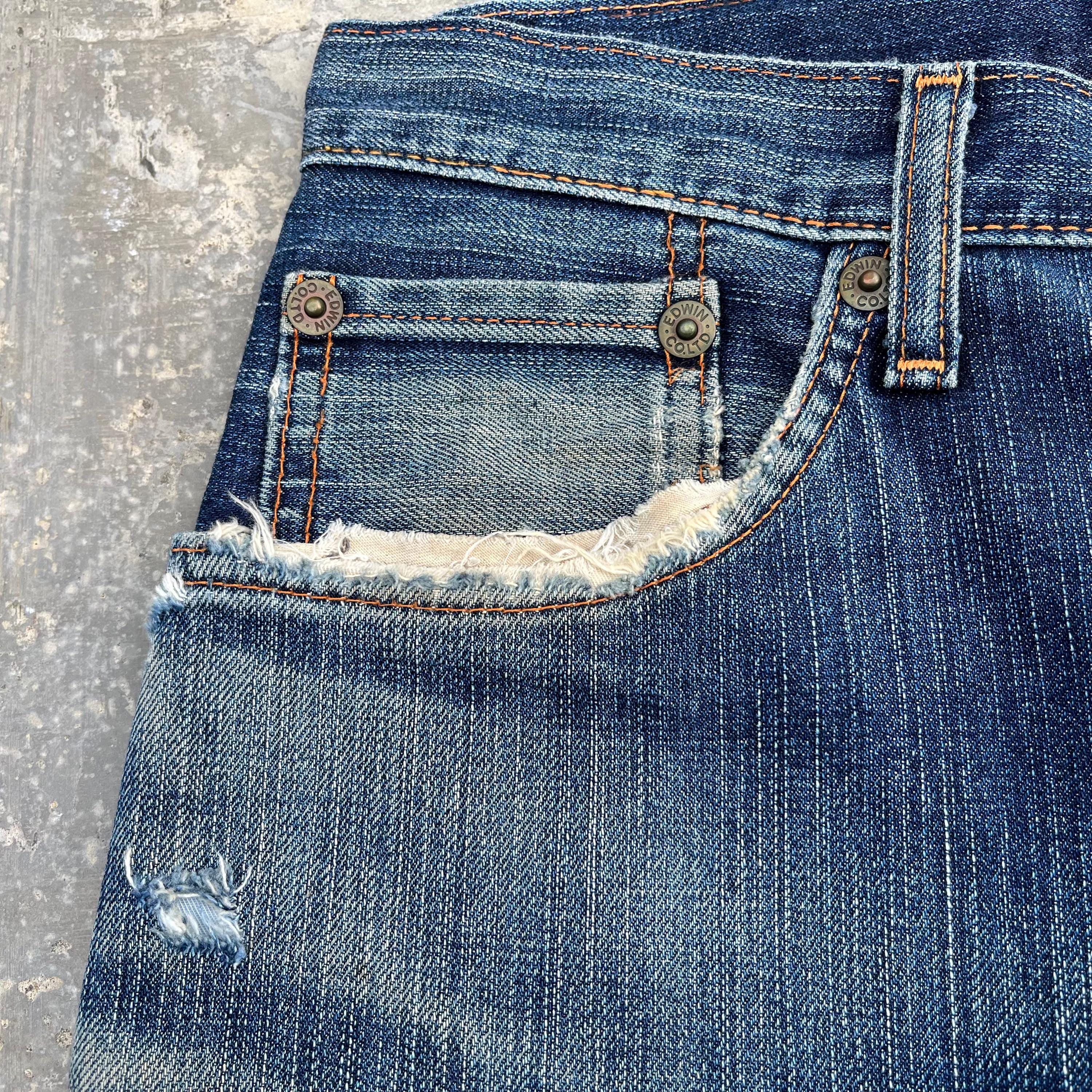Vintage Edwin 503 Jeans: Regular Fit Denim, Made in Japan, 30x28
