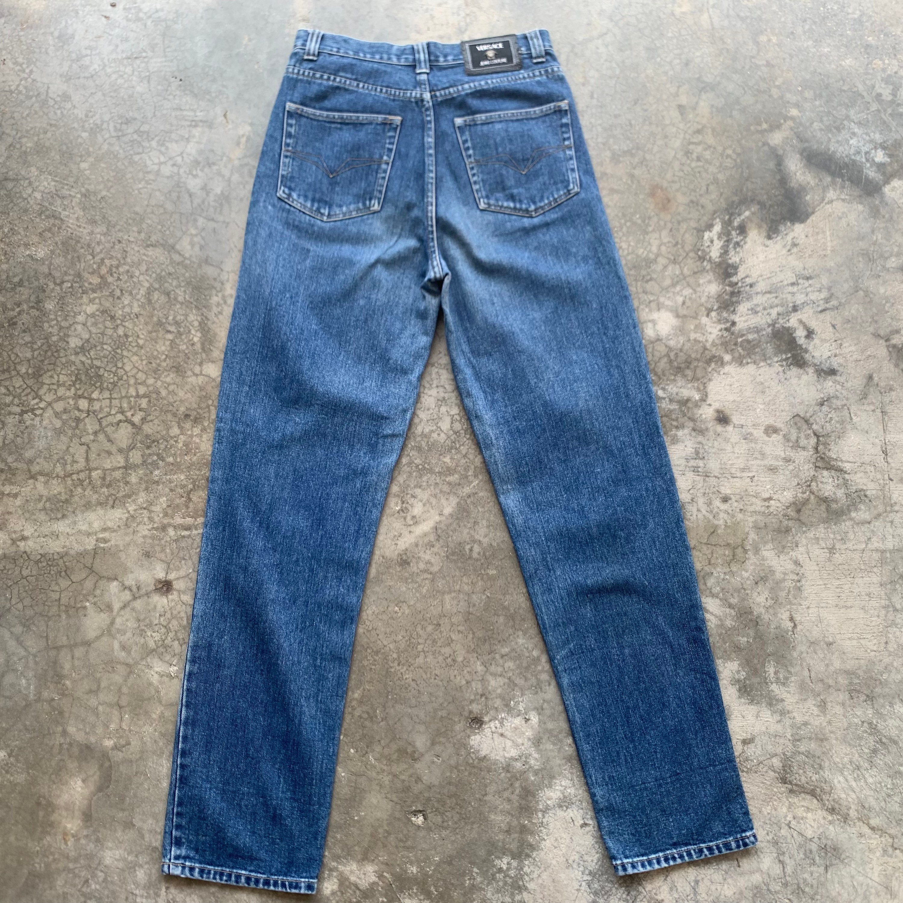 Vintage 90s Versace Jeans Couture, High Waisted Denim (29x32) - Etsy