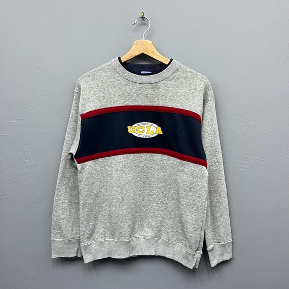 ヴィンテージ UCLA クルーネックスウェットシャツ サイズM - Etsy 日本 UCLA グレー クルーネック トレーナー