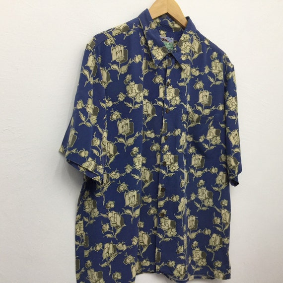 Vintage Reyn Spooner Rayon Aloha Hawaiian Shirt -… - image 3