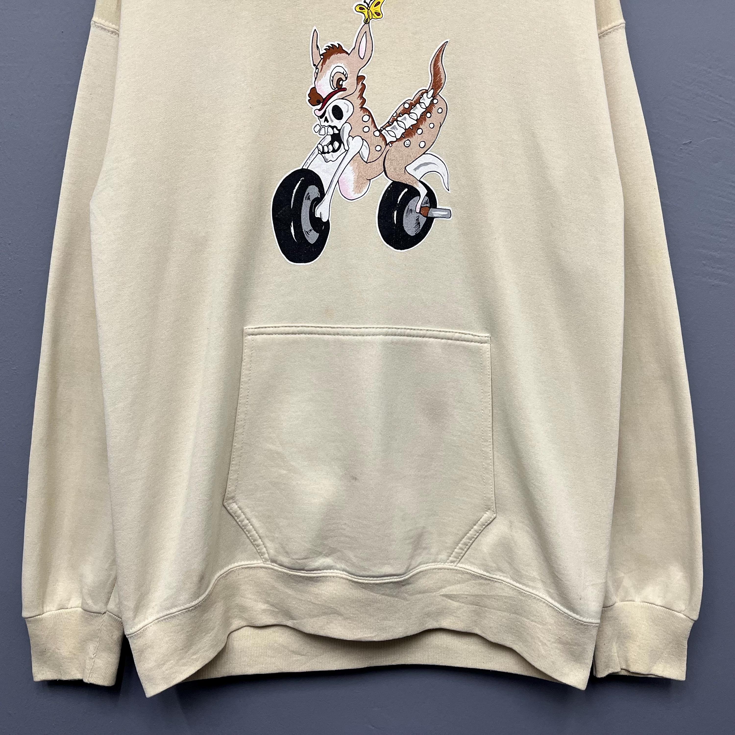 20471120 Hyoma Bambi Skeleton Pullover Hoodie Size Medium - Etsy
