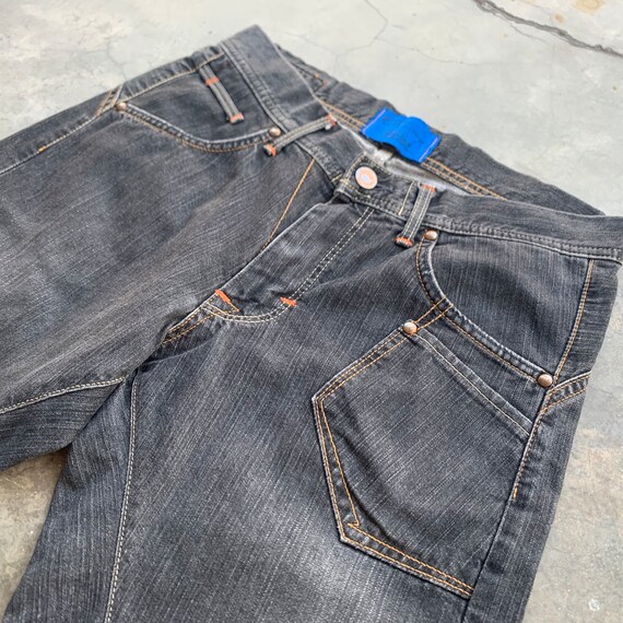 Vintage Edwin E Function Black Denim Jeans Size 3… - image 8