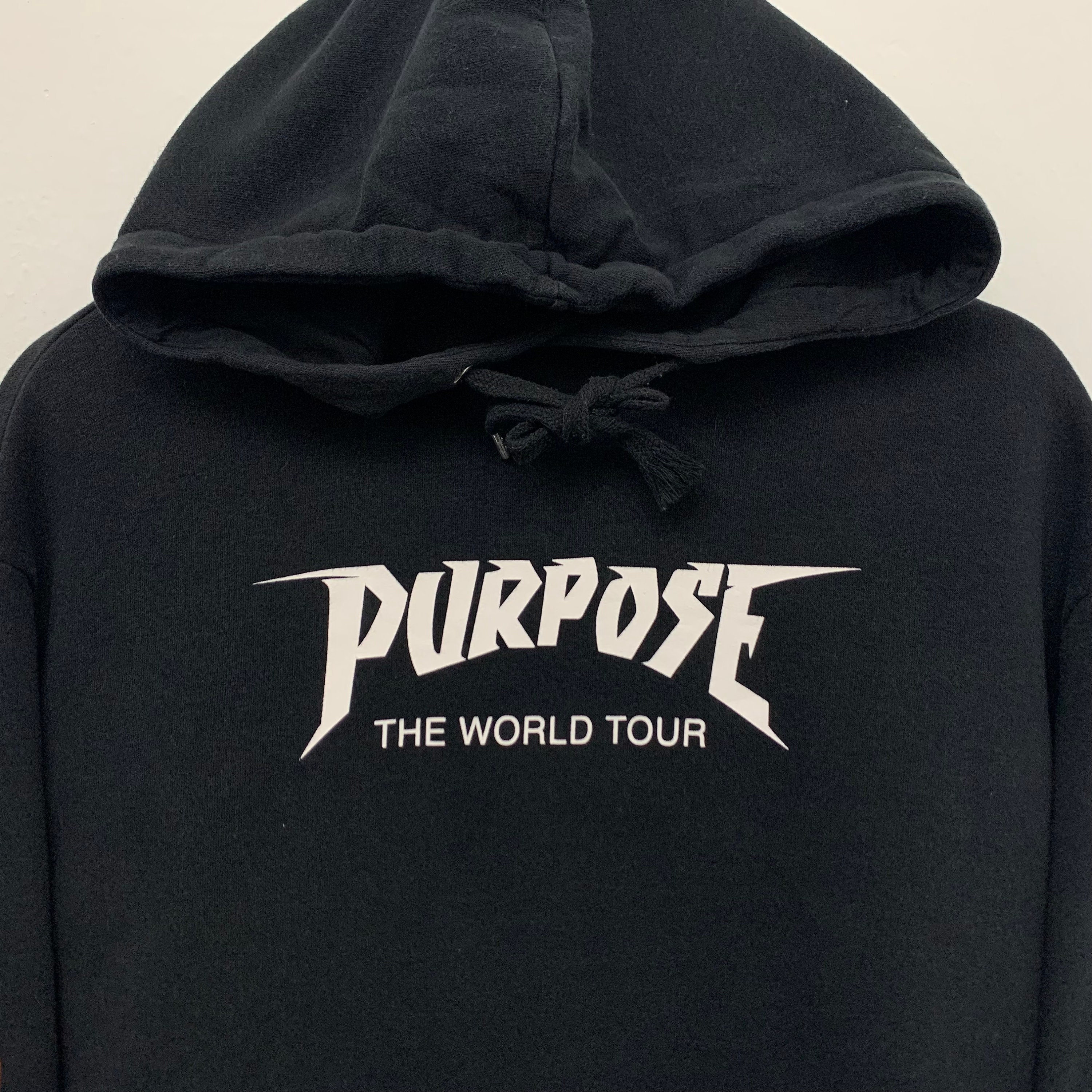Justin Bieber Purpose World Tour by H&M Cropped Pullover Hoodie