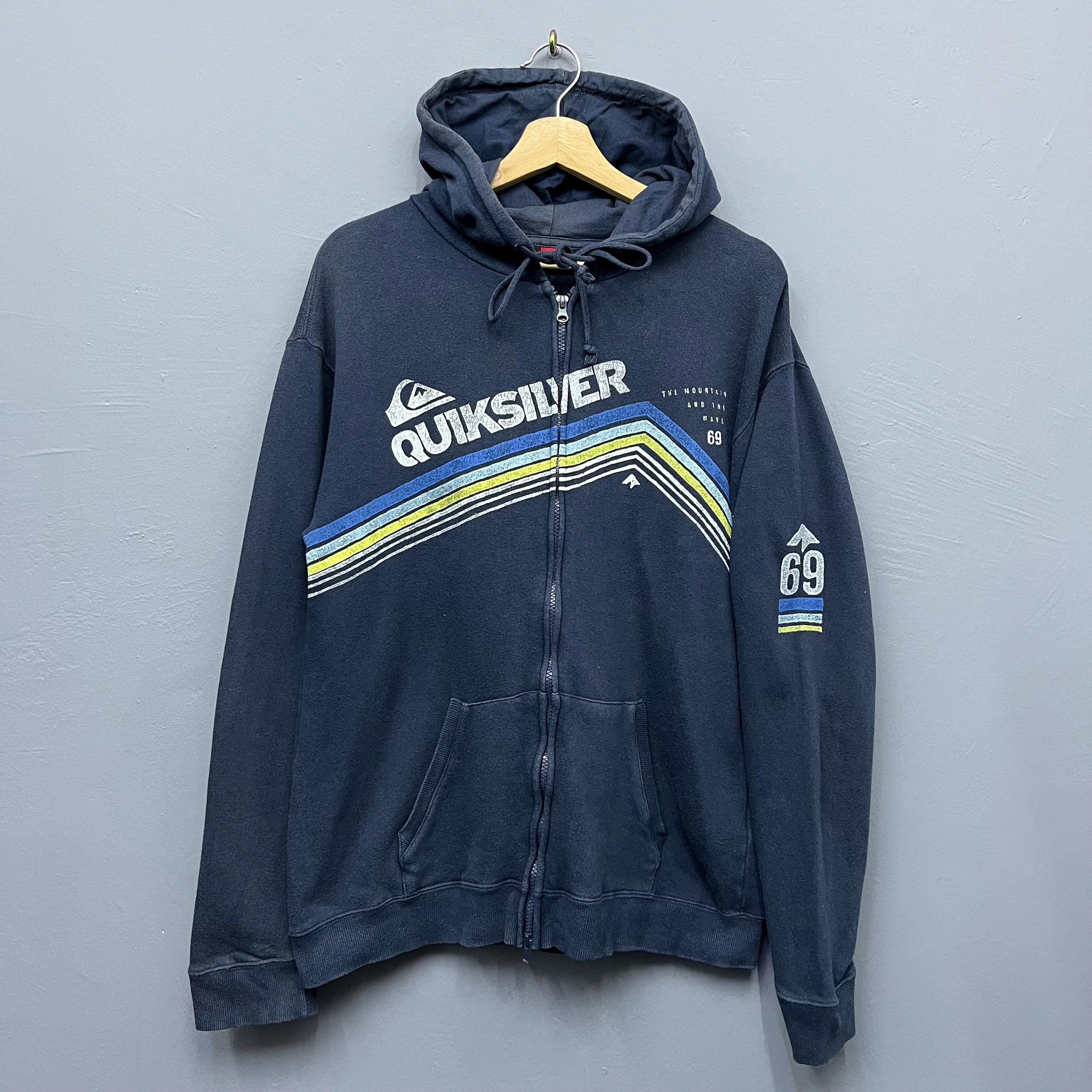 Vintage Quiksilver Surfing Full Zip Hoodie Size Medium - Etsy