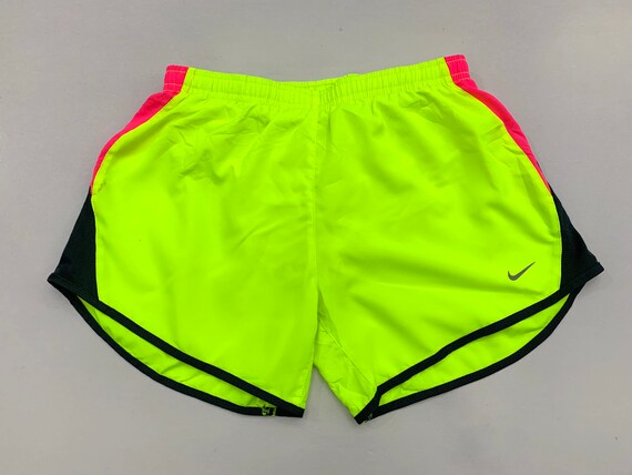 neon nike running shorts