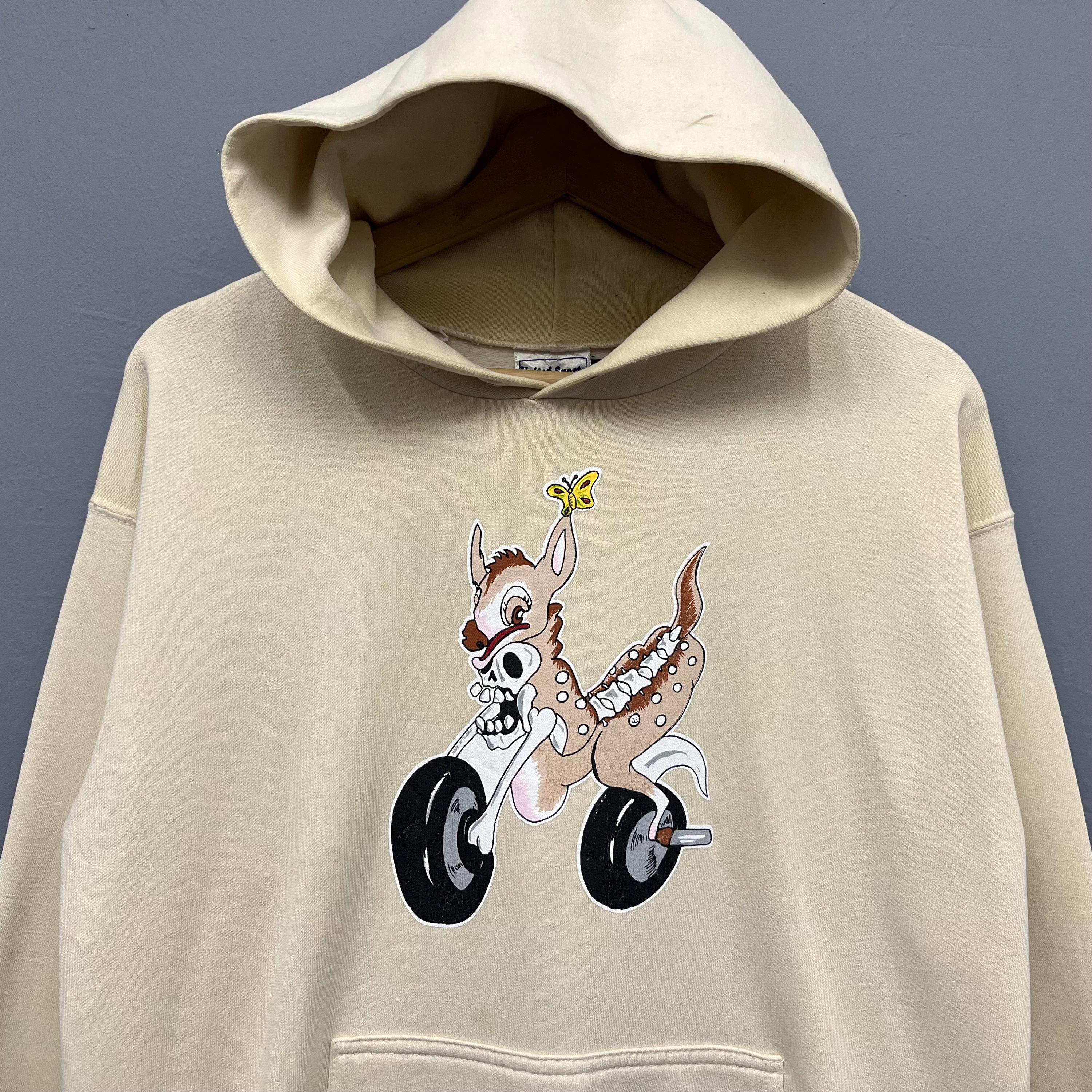 20471120 Hyoma Bambi Skeleton Pullover Hoodie Size Medium - Etsy