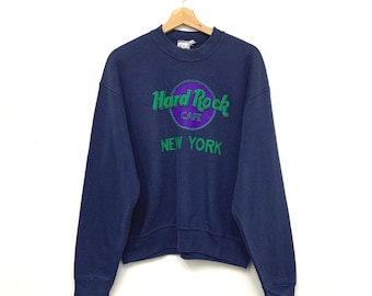 Vintage Hard Rock Cafe New York Crewneck Sweatshirt Size Medium